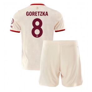 Bayern Munich Leon Goretzka #8 Tredje Kläder Barn 2024-25 Kortärmad (+ Korta byxor)